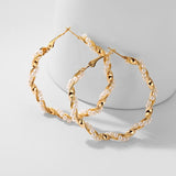Big Circle Round Hoop Earrings