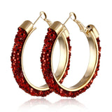 Big Circle Round Hoop Earrings