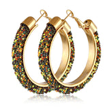 Big Circle Round Hoop Earrings