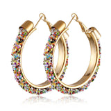 Big Circle Round Hoop Earrings